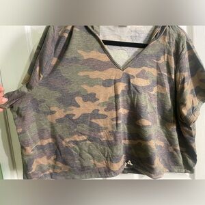January 7 - 3X - Camo crop top